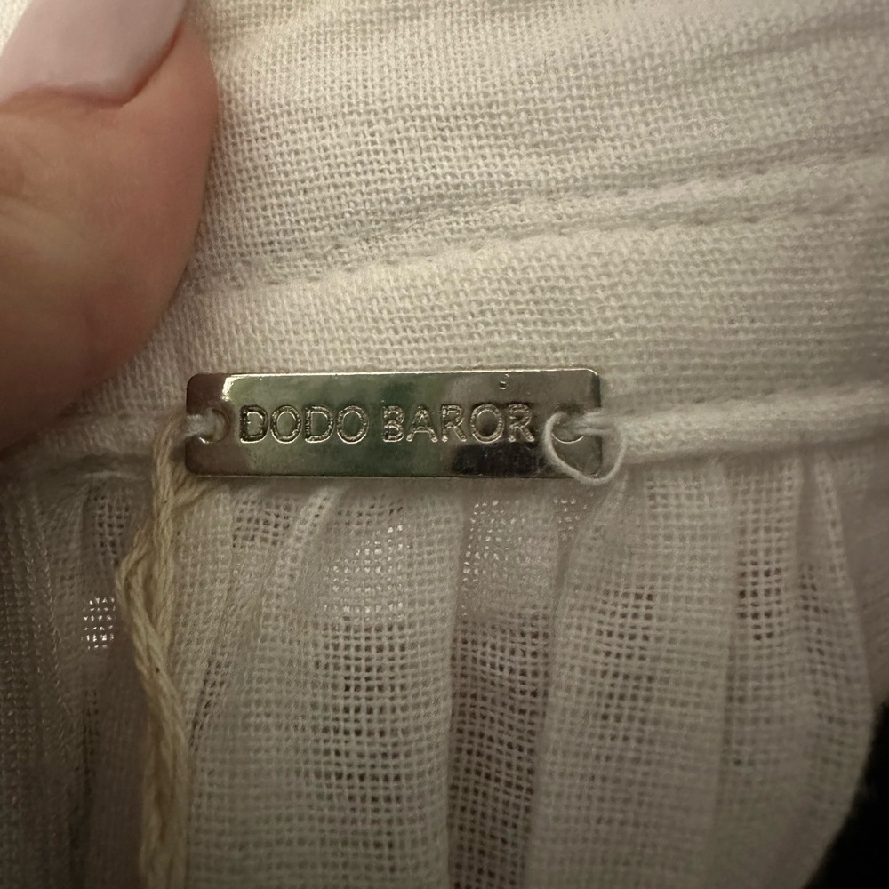 Dodo Bar Or “David” Halter Tie Blue & White Maxi Dress - Size L / 10 NWT - Picture 5 of 13